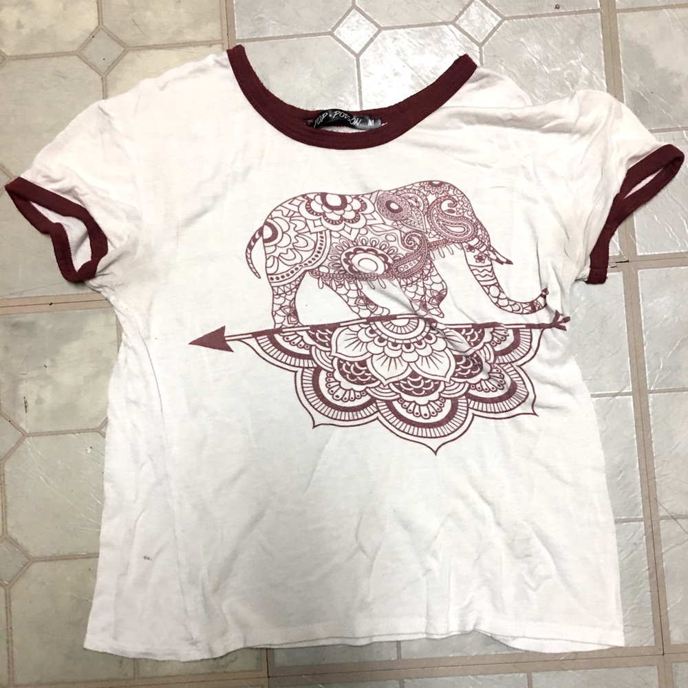 (212) Pop Poison Elephant Top